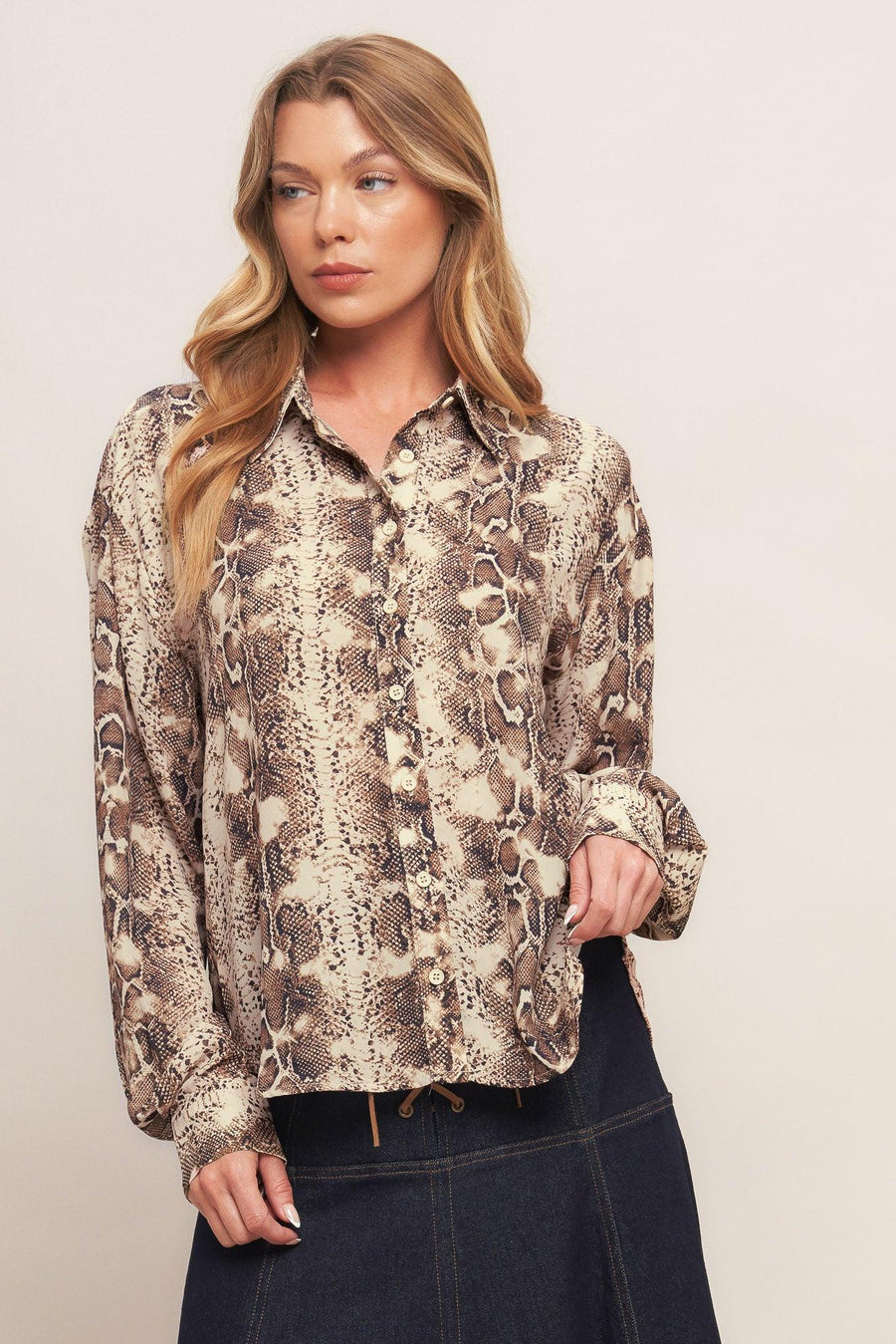 URBAN GODDESS WOVEN TOP - Glamourous Grace