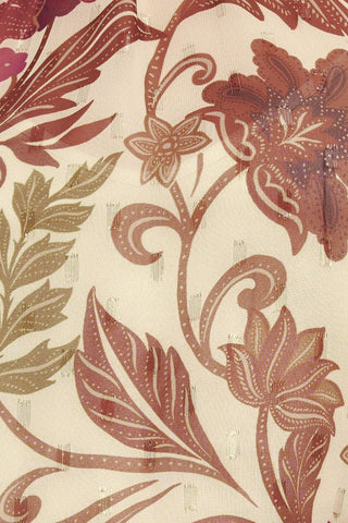 WILD BOTANICA IVORY WOVEN TOP - Glamourous Grace