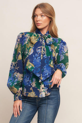 ROYAL TAPESTRY WOVEN TOP - Glamourous Grace