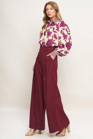 SWEET BOTANICAL CHARM WOVEN TOP - Glamourous Grace