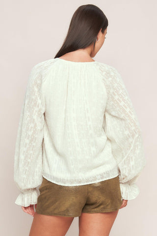 MILK & MOONLIGHT WOVEN TOP - Glamourous Grace