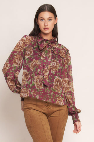WHISPERING GARDEN WOVEN TOP - Glamourous Grace