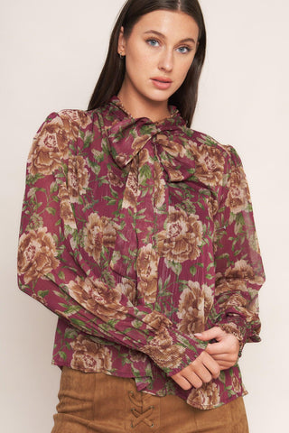 WHISPERING GARDEN WOVEN TOP - Glamourous Grace