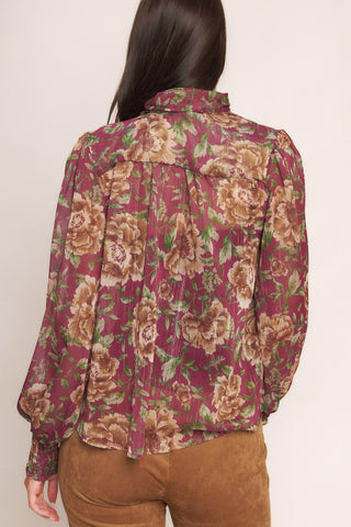 WHISPERING GARDEN WOVEN TOP - Glamourous Grace