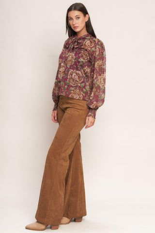 WHISPERING GARDEN WOVEN TOP - Glamourous Grace