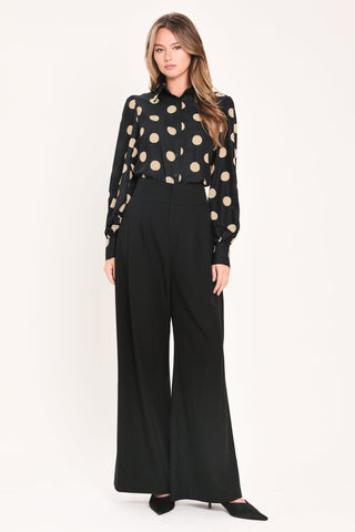 URBAN CIRCLES WOVEN TOP - Glamourous Grace