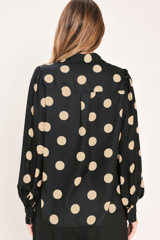 URBAN CIRCLES WOVEN TOP - Glamourous Grace