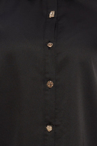 BLACK ORBIT WOVEN TOP