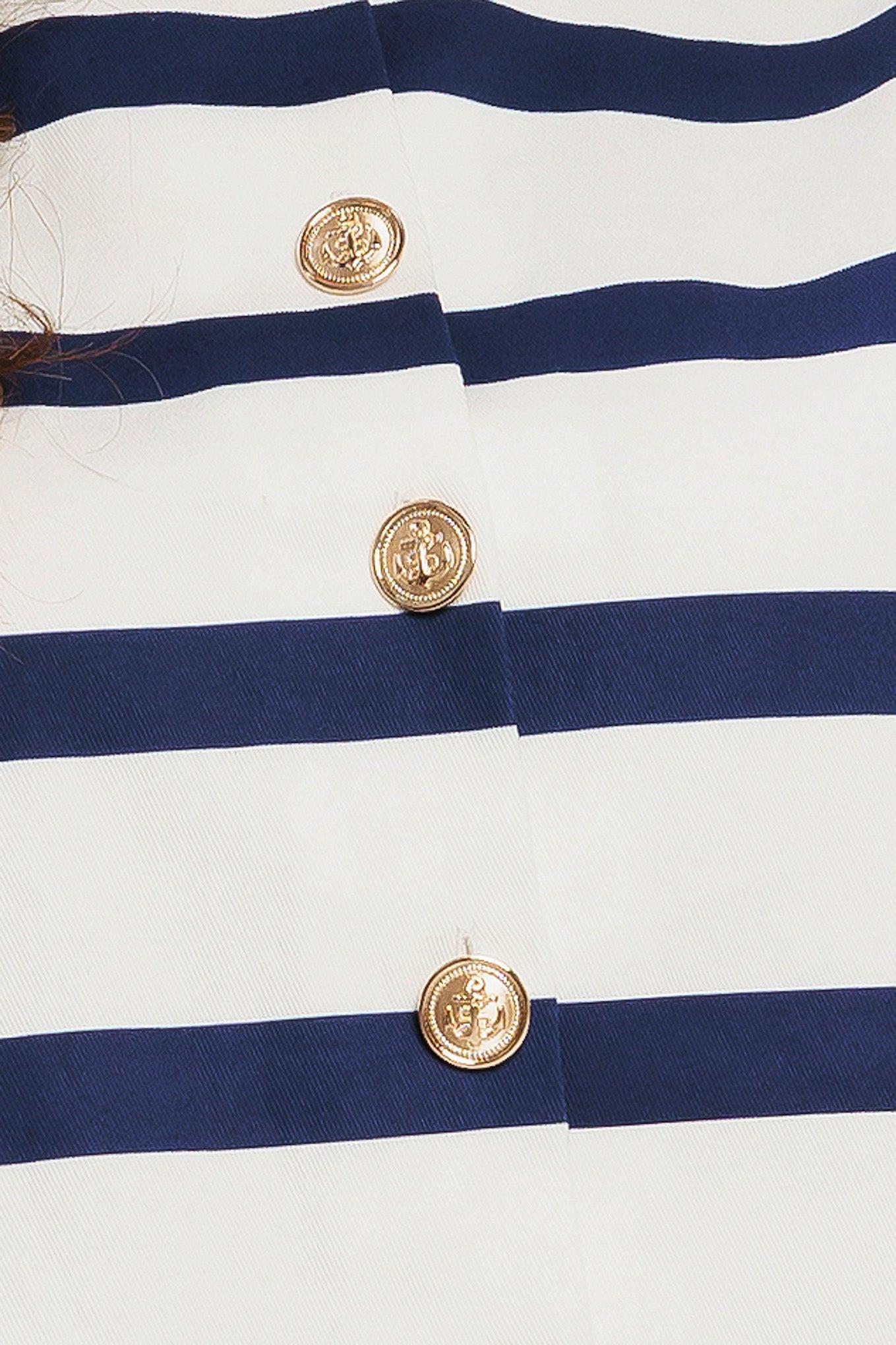 RIVIERA SAILOR WOVEN VEST - Glamourous Grace