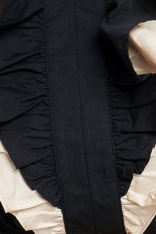 GALLERY CONTRAST WOVEN CROP TOP - Glamourous Grace