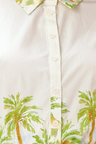 PALM CURRENT WOVEN TOP - Glamourous Grace