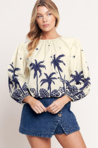 BOHO CONSTELLATION  WOVEN TOP - Glamourous Grace