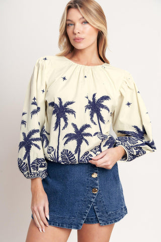 BOHO CONSTELLATION  WOVEN TOP - Glamourous Grace