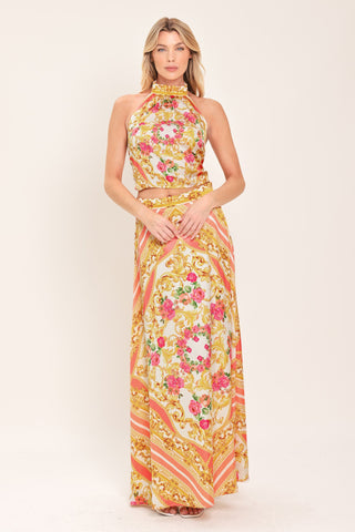 LUXE LOVE STORY WOVEN WOVEN CROP TOP - Glamourous Grace