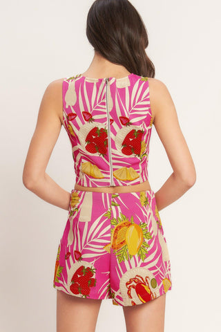 ARTY VACATION WOVEN TOP - Glamourous Grace