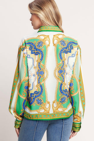 VINTAGE HEIRESS WOVEN TOP - Glamourous Grace