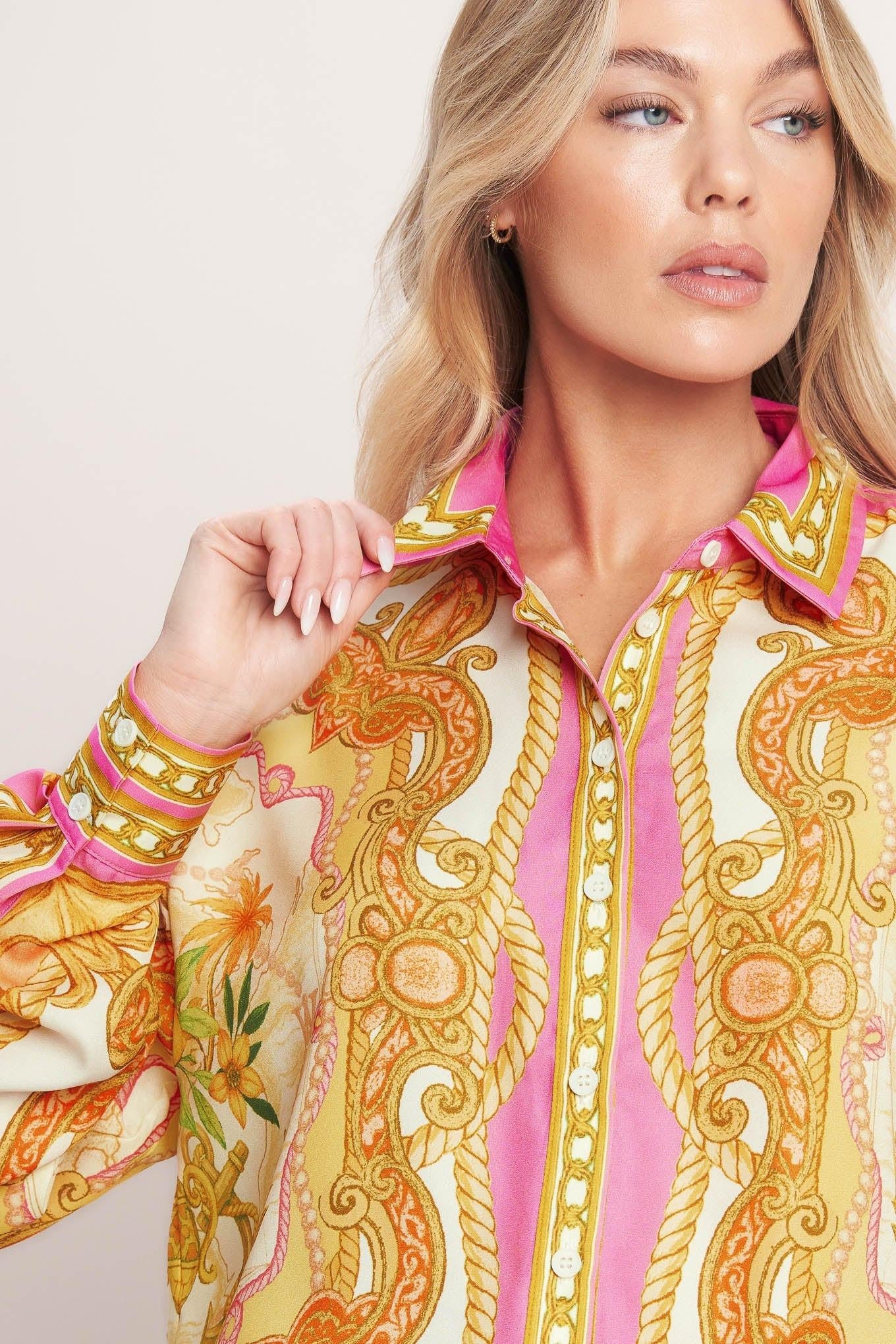 VINTAGE HEIRESS WOVEN TOP - Glamourous Grace