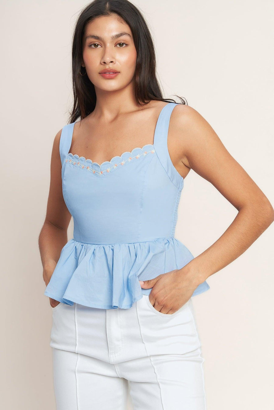 YOU’RE GOING TO LOVE WOVEN TOP - Glamourous Grace