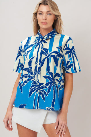NOIR RESORT WOVEN TOP - Glamourous Grace