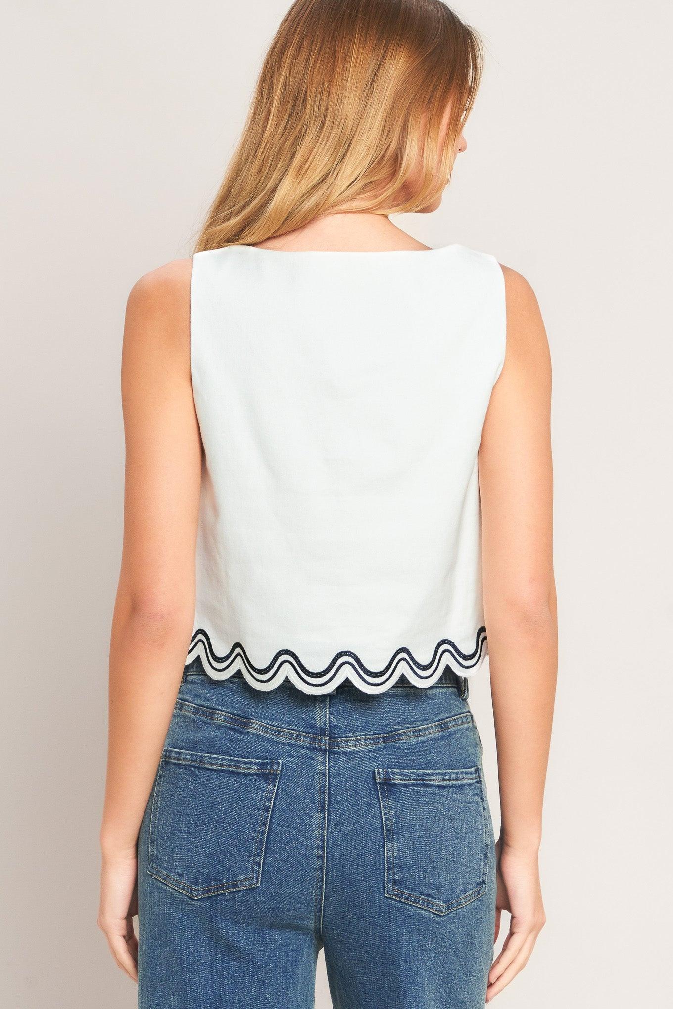 URBAN WAVE WOVEN TOP - Glamourous Grace