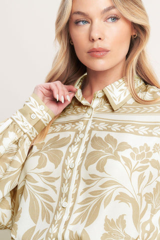PALM BAZAAR WOVEN TOP - Glamourous Grace