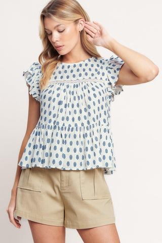 EASY GOING WOVEN TOP - Glamourous Grace
