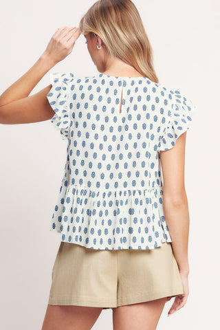 EASY GOING WOVEN TOP - Glamourous Grace