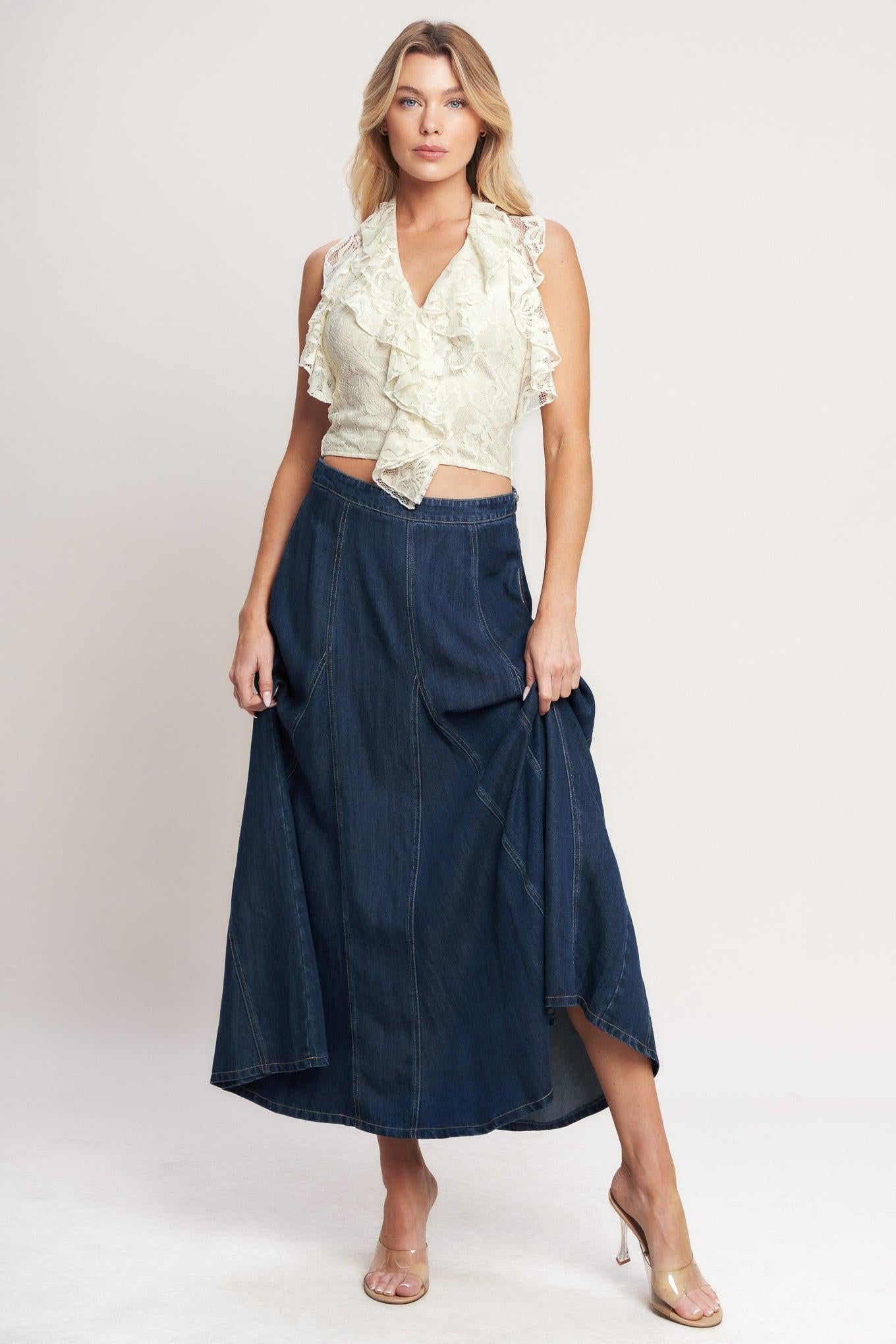 BALLET MUSE WOVEN LACE TOP - Glamourous Grace