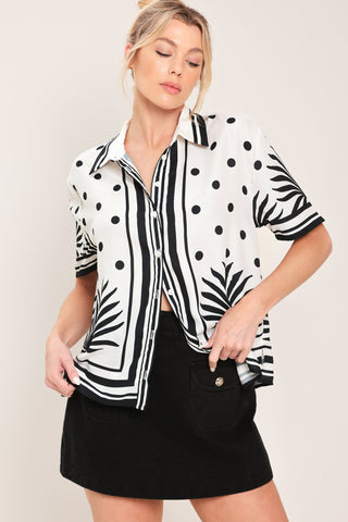 VINTAGE RESORT WOVEN TOP - Glamourous Grace