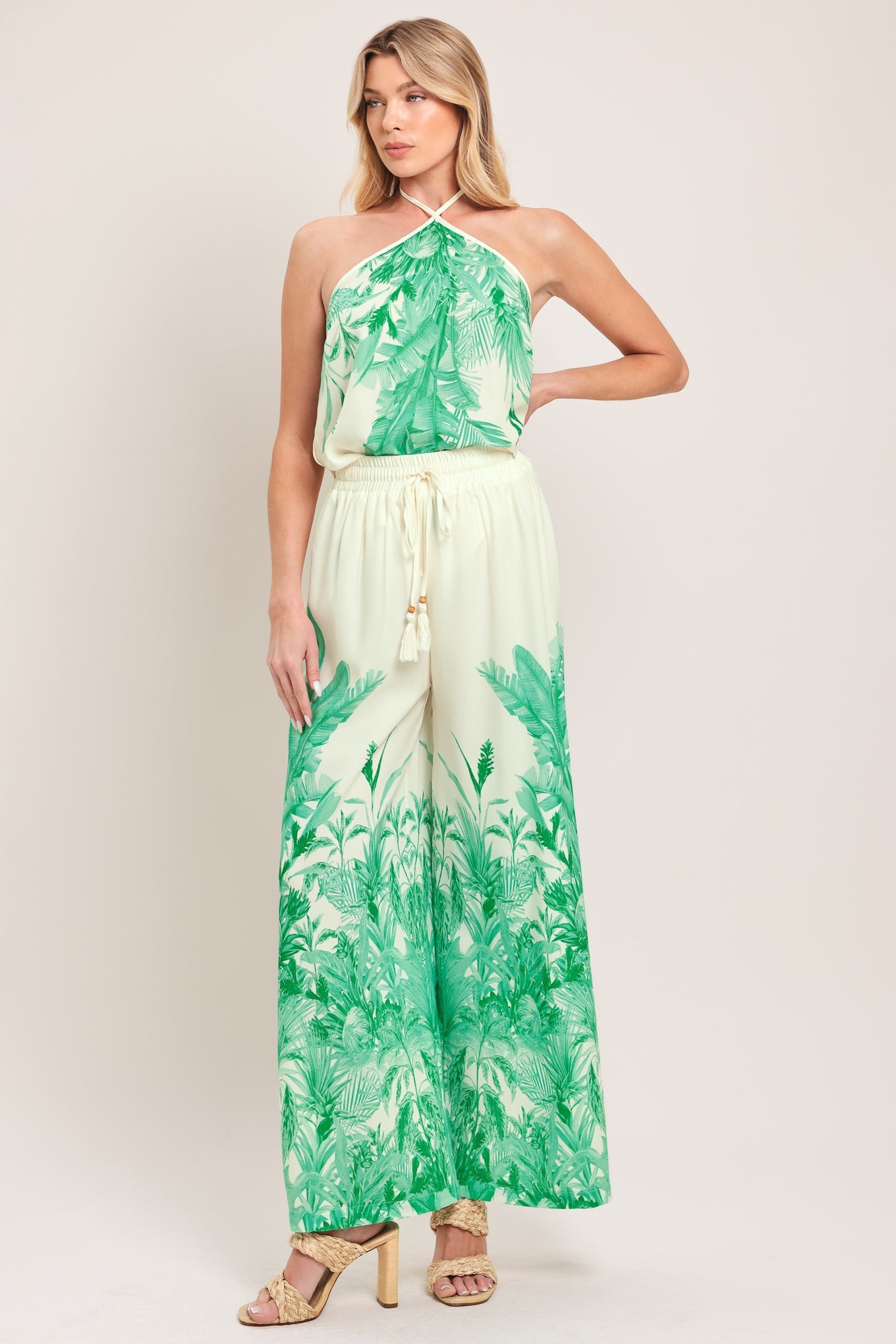 PALM SERENE WOVEN TOP - Glamourous Grace