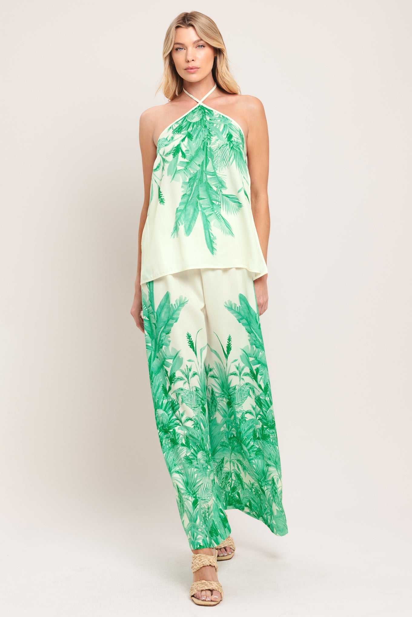 PALM SERENE WOVEN TOP - Glamourous Grace