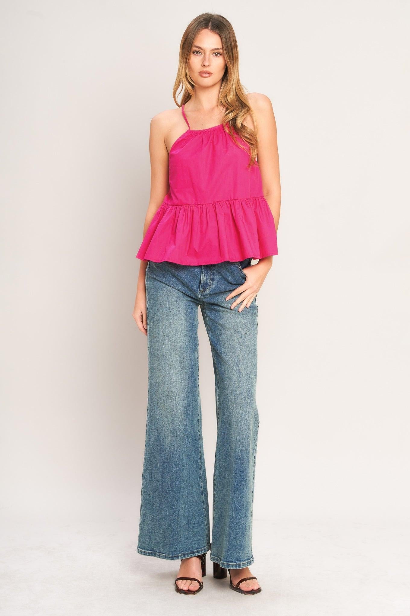 SWEET SUMMER WOVEN TOP