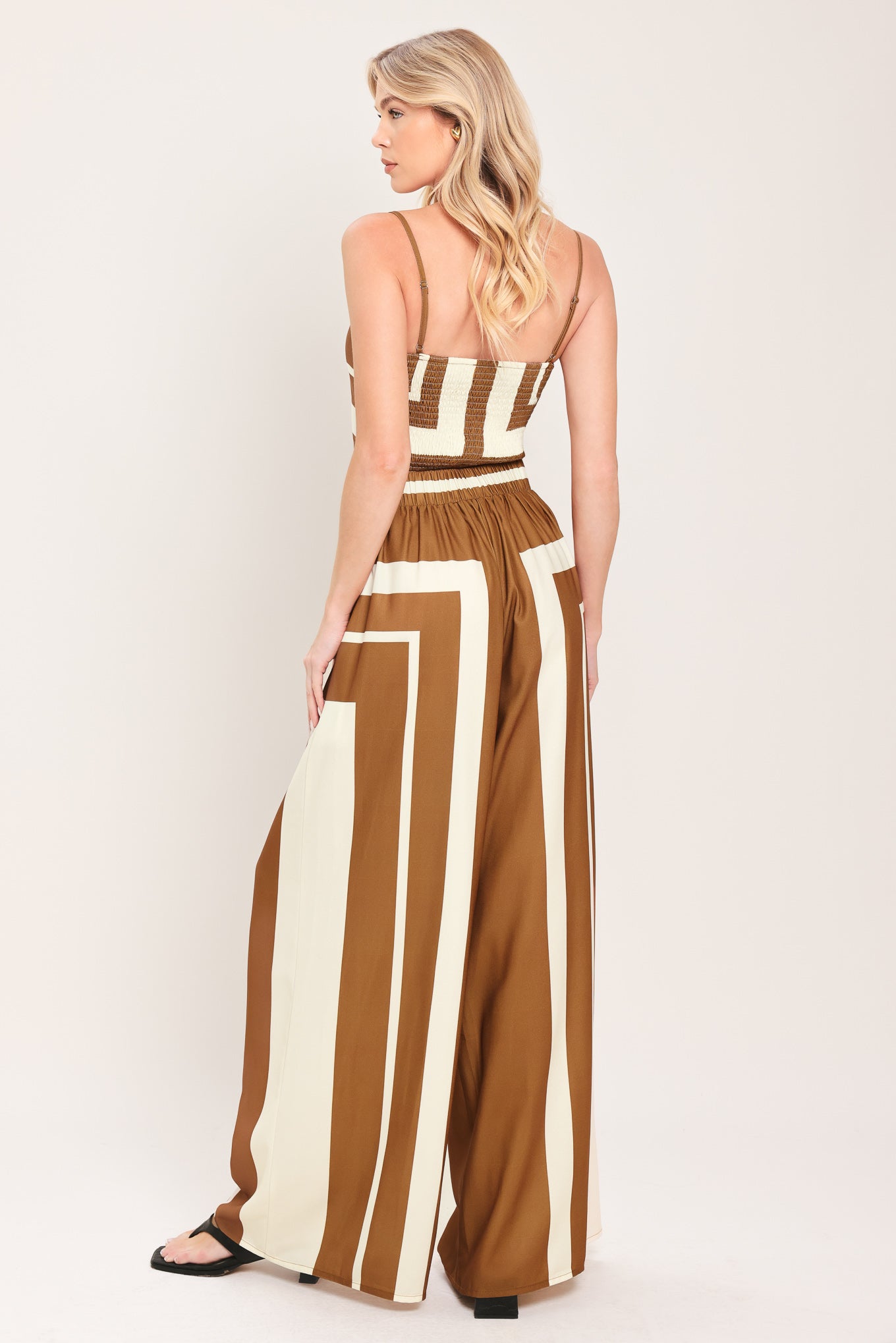 LUXE COAST WOVEN TOP AND PANT SET - Glamourous Grace