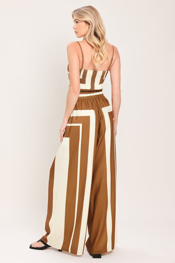 LUXE COAST WOVEN TOP AND PANT SET - Glamourous Grace