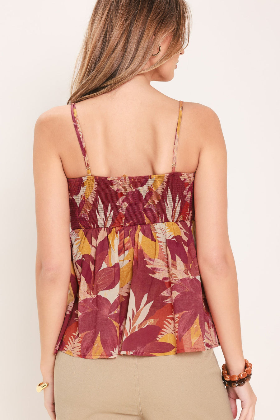 RESORT DREAM PALAZZO WOVEN TOP - Glamourous Grace