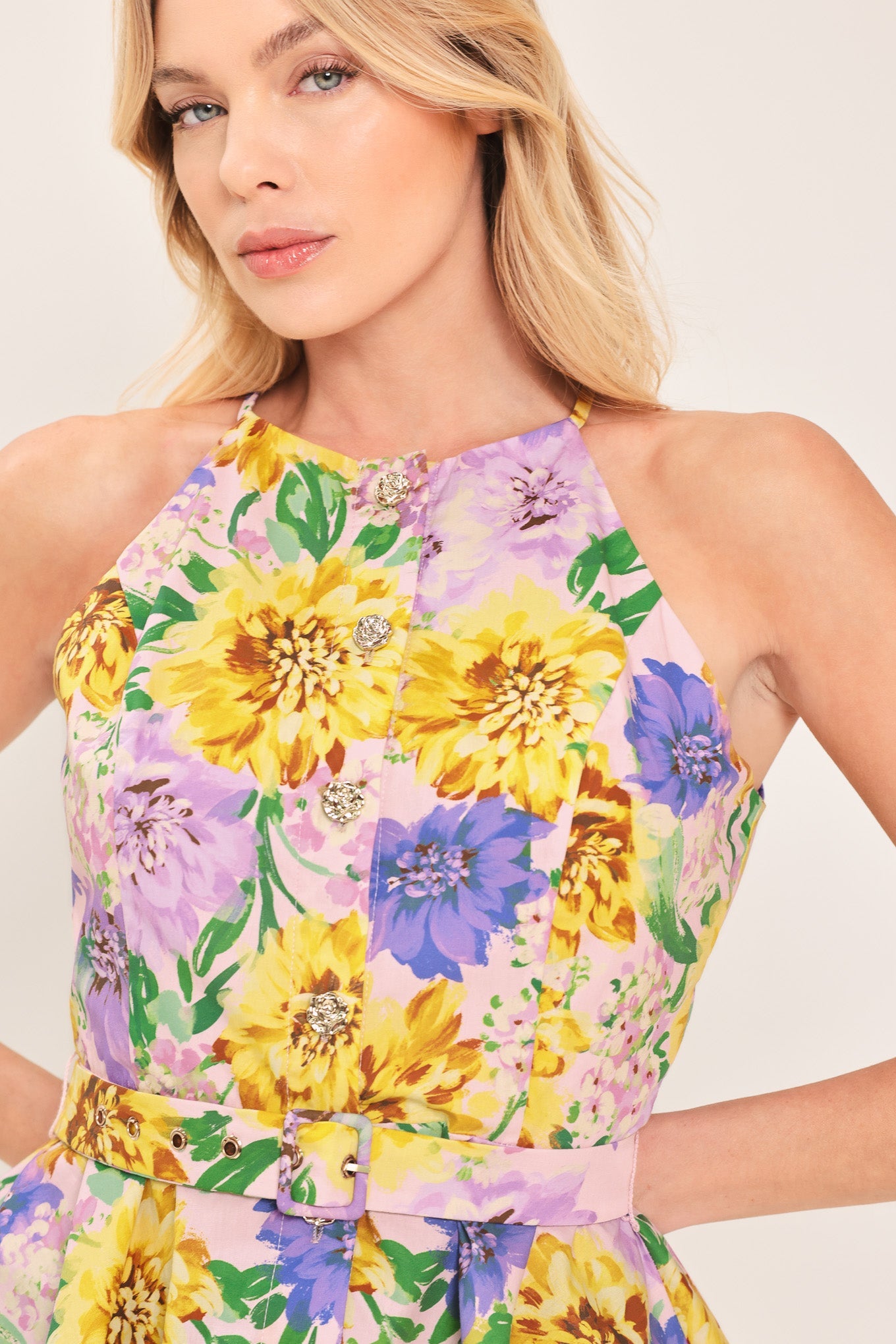 BLOSSOM MARKET WOVEN TOP - Glamourous Grace