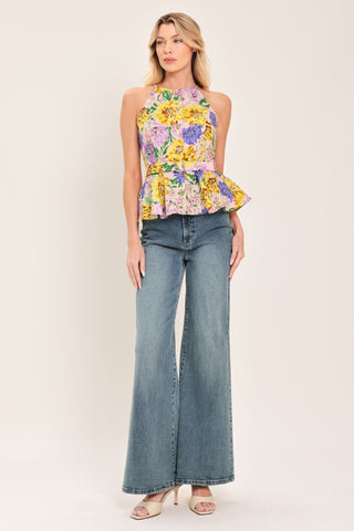 BLOSSOM MARKET WOVEN TOP - Glamourous Grace