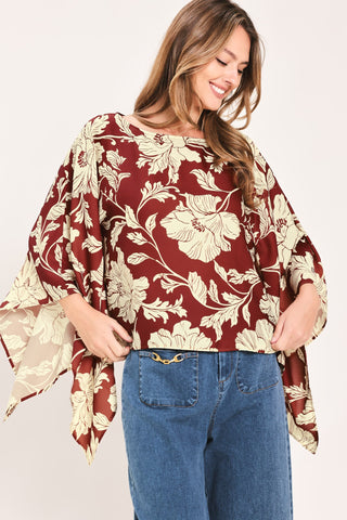 RUBY VINE INTERLUDE WOVEN TOP - Glamourous Grace