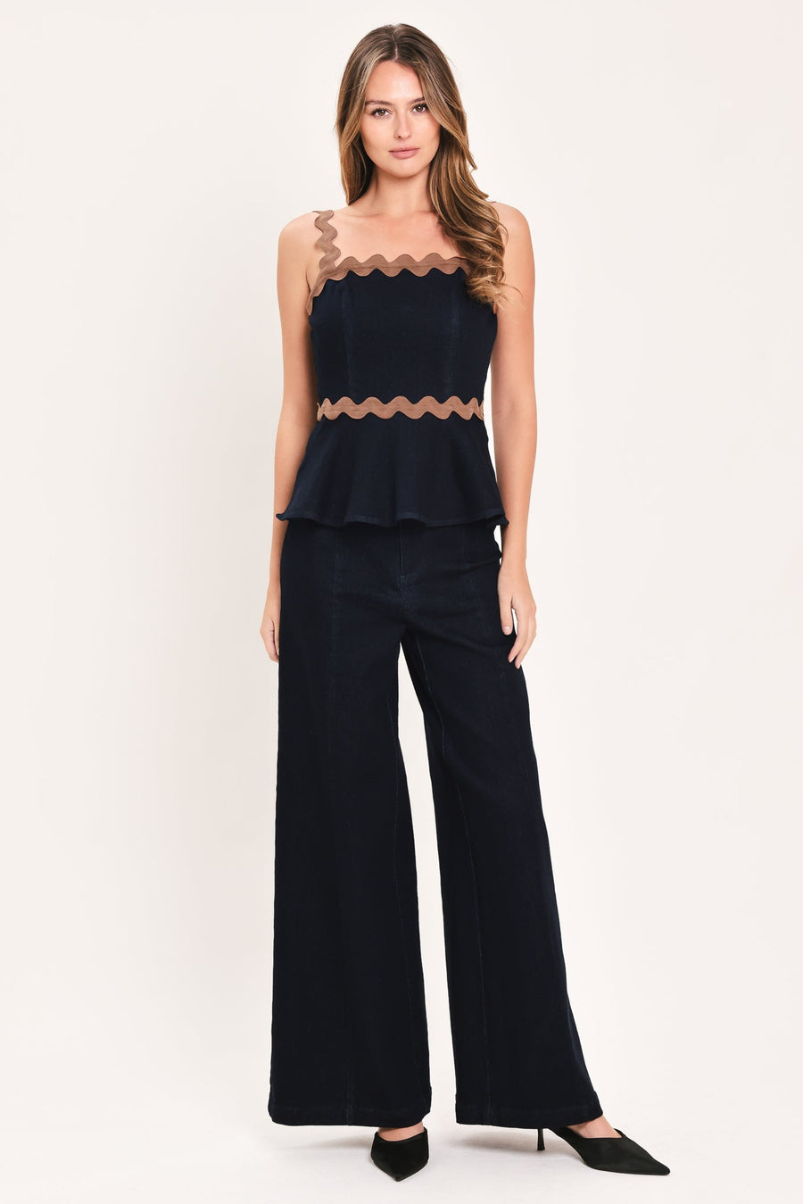 EVENING TIDE DENIM TOP - Glamourous Grace