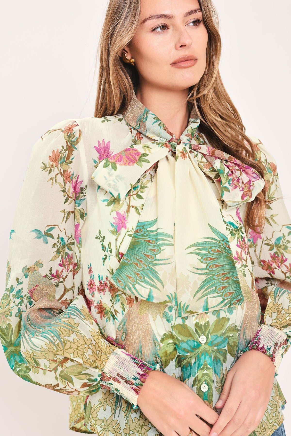 PARADISE PETAL WALTZ WOVEN TOP - Glamourous Grace