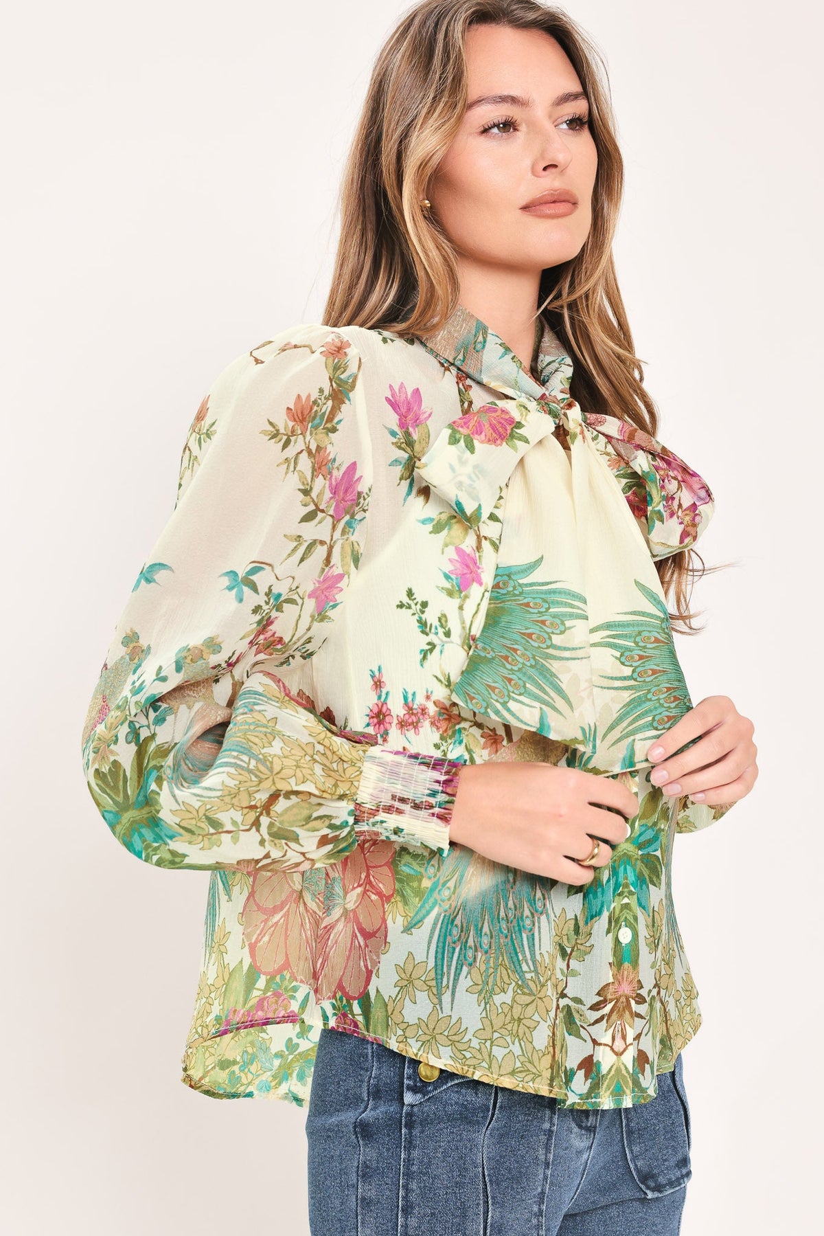 PARADISE PETAL WALTZ WOVEN TOP - Glamourous Grace