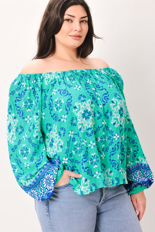 SEND MY LOVE WOVEN TOP - Glamourous Grace