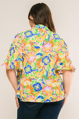 READY TO GET AWAY WOVEN TOP - Glamourous Grace