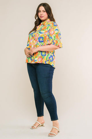 READY TO GET AWAY WOVEN TOP - Glamourous Grace