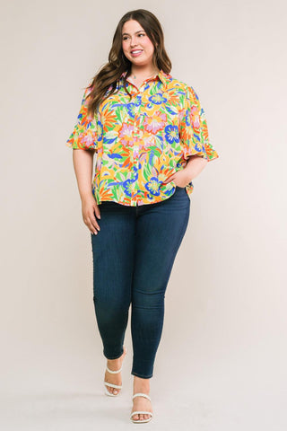 READY TO GET AWAY WOVEN TOP - Glamourous Grace