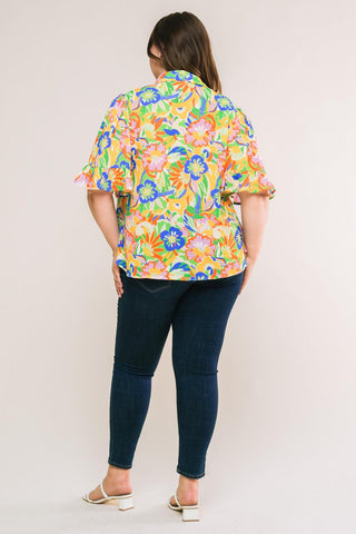 READY TO GET AWAY WOVEN TOP - Glamourous Grace
