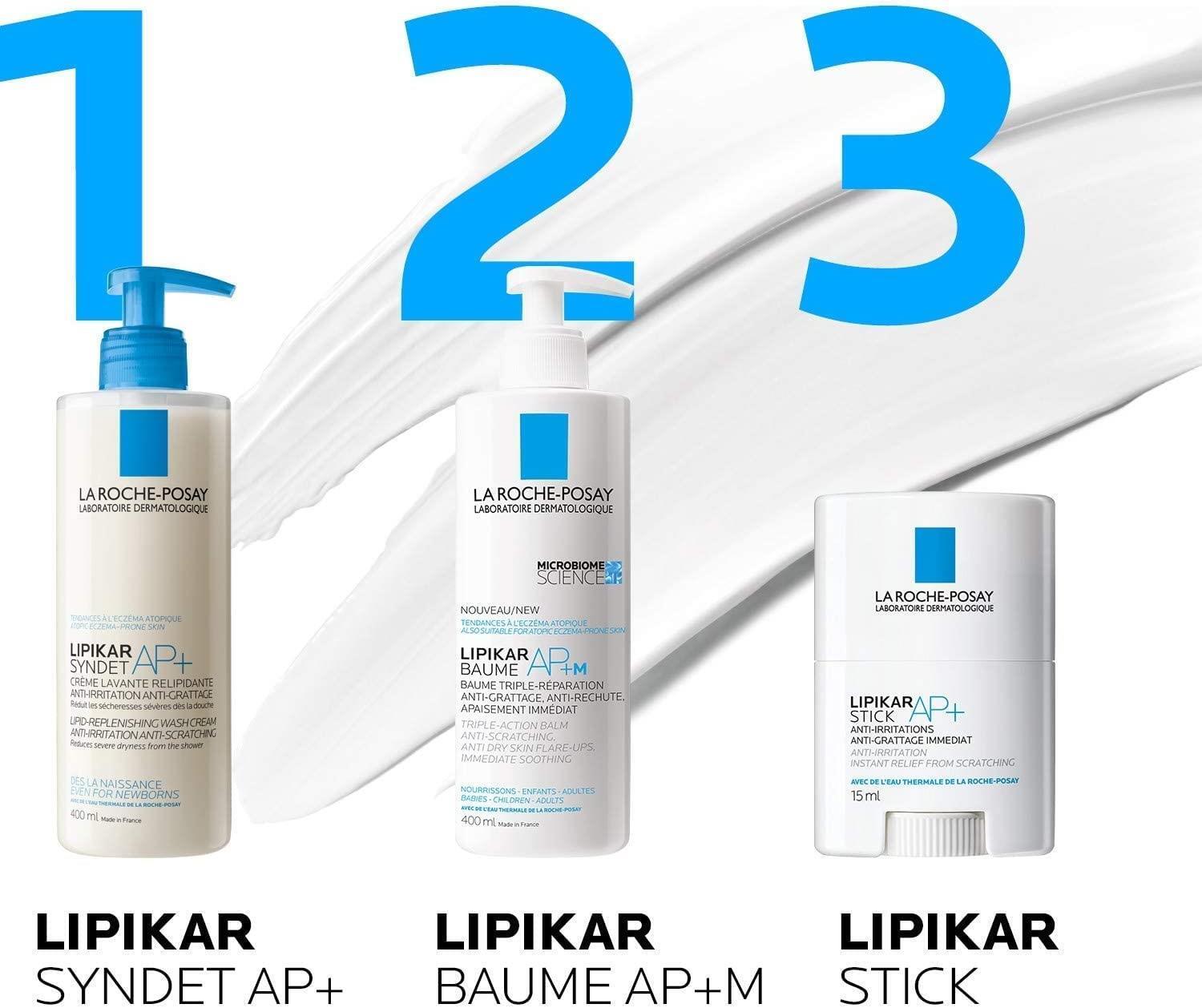 La Roche Posay Lipikar Baume AP+ M Moisturizing Balm for Dry Skin - Fragrance-Free, 2.54 fl oz - Glamourous Grace