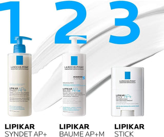 La Roche Posay Lipikar Baume AP+ M Moisturizing Balm for Dry Skin - Fragrance-Free, 2.54 fl oz - Glamourous Grace