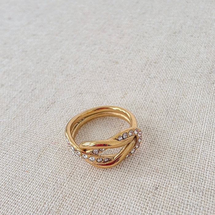 Infinity Diamond Ring - WATERPROOF - Glamourous Grace