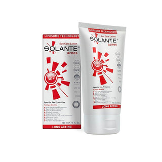 Solante Acnes SPF 50+ Sunscreen Lotion - For Oily & Sensitive Skin | 150 ml - Glamourous Grace